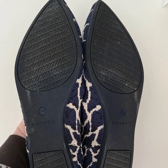 Rothy's Indigo Giraffe Points - Picture 4 of 4